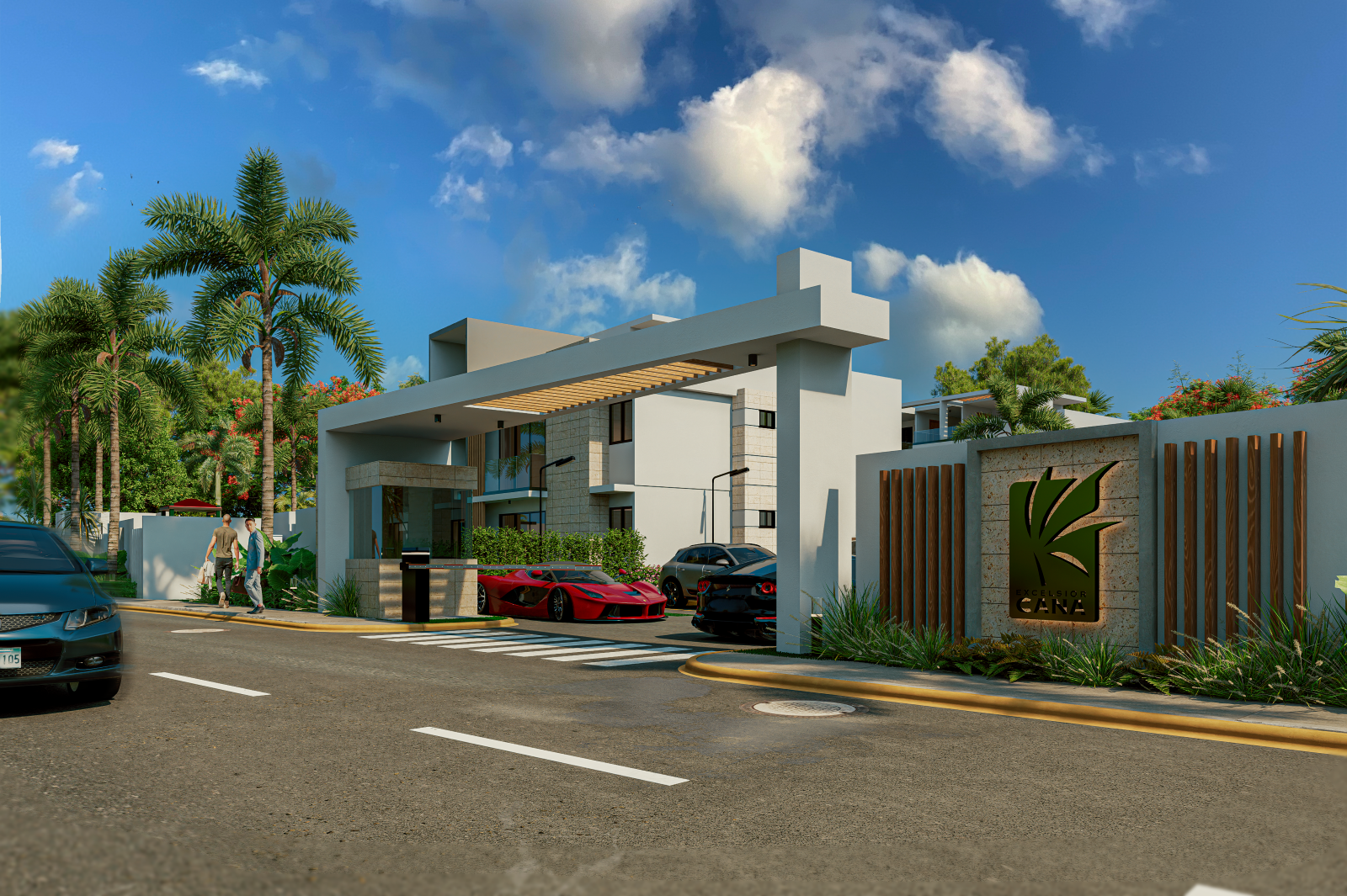 Acceso al residencial